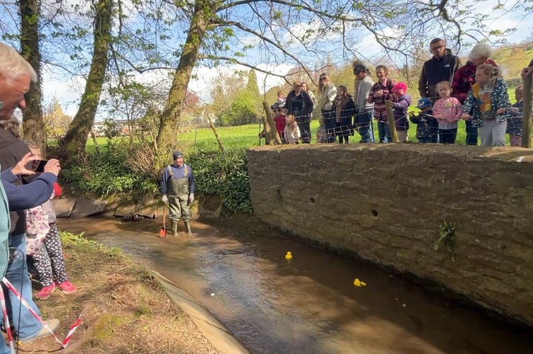 Making sure the stragglers reach the finish line.