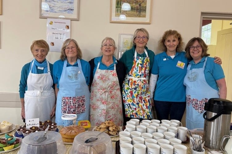 The Friends of Longhope Church refreshments volunteers.