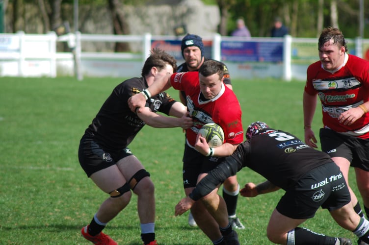 Kyle Frowen was Lydney's man-of-the-match. Picture: Roger Pike.
