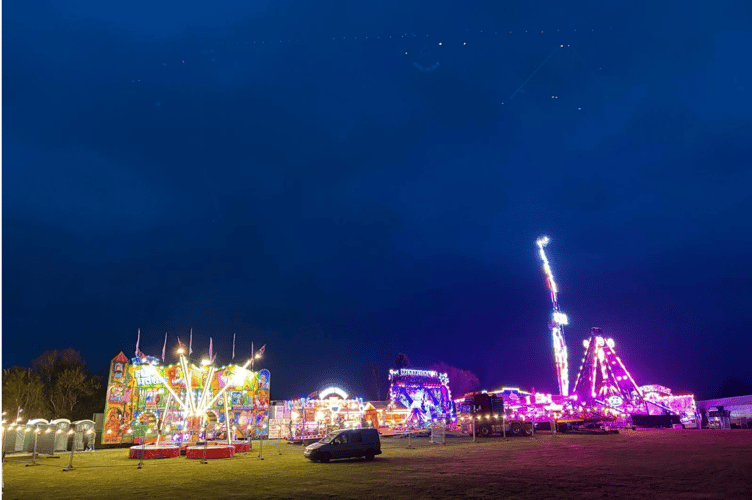 Coleford fun fair in 2025