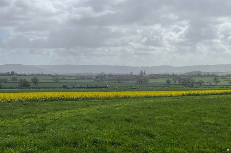 View from Churcham church car park