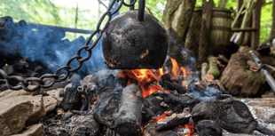 Charcoal burning returns to Dean Centre