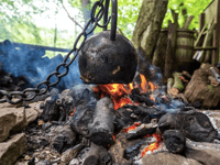 Charcoal burning returns to Dean Centre