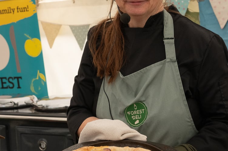 Debbie Jones, Owner Forest Deli,  Guest Curator of the Cookery Theatre.