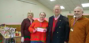 Community larder gets
help with shopping bills