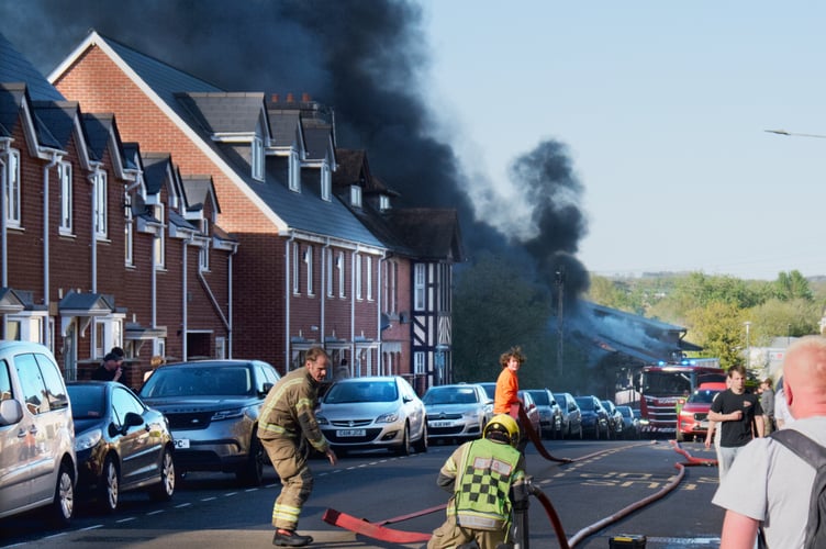 fire in Ross