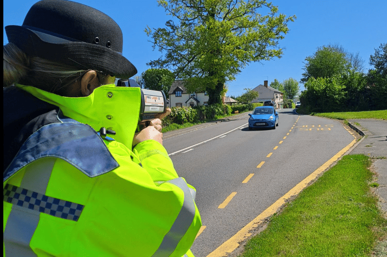 police speed gun
