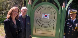 Memorial to Forest men who fought in Korea