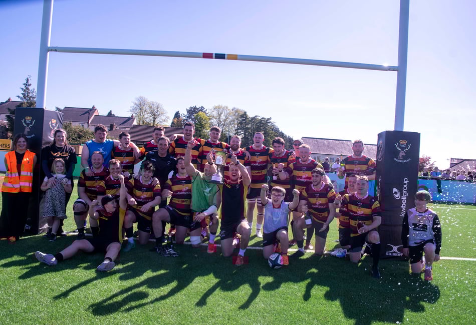 Champions United celebrate promotion by scoring a ton