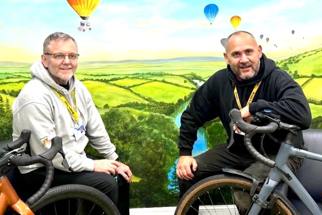 Duo take on John O'Groats to Land's End charity ride the 'Hard Way'