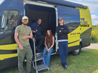 Music Bus at Lydney skatepark