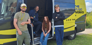 Music Bus at Lydney skatepark