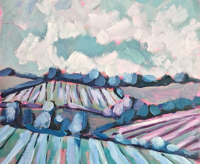 Vibrant art on show in Newnham-on-Severn