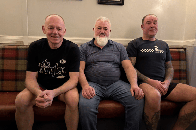 SUPPORT: Members of Mon’s Chatter meet regularly at Coalway Recreation Ground to support men’s mental health in the community.