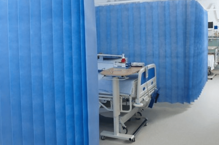 Fantex IPC antimicrobial disposable privacy curtains