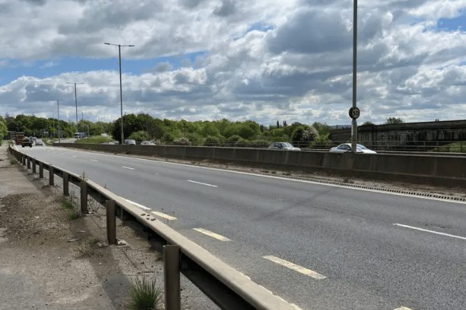 The A40 Over Bridge near Gloucester, where major refurbishment works are set to cause significant disruption for Forest of Dean commuters.