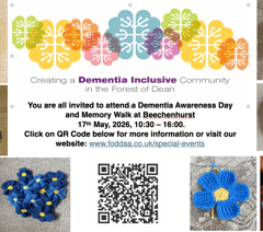 Forest of Dean Dementia Awareness Day and Memory Walk details