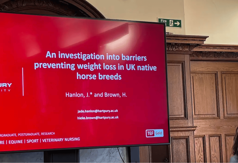 Hartpury's Equestrian Research Seminar showcases student projects