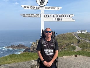 Man's 1,200-Mile Mental Health Walk