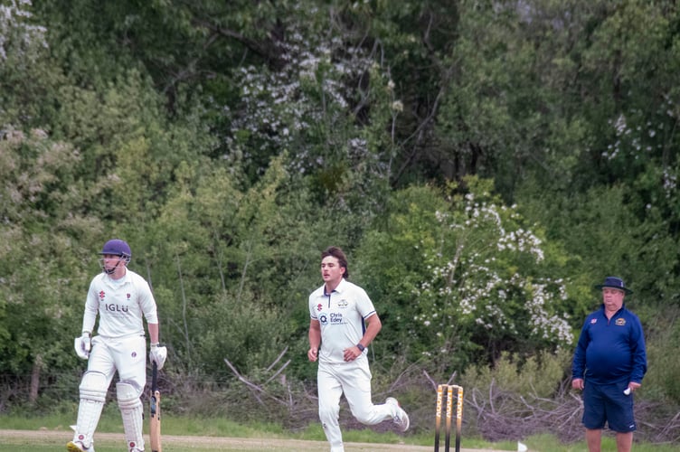 Dan Kibble took the first wicket for Cinderford against Bourton Vale.