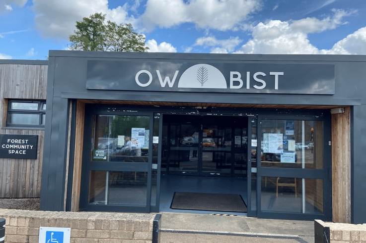 Ow Bist – Forest Community Space in Cinderford, where a new community mural will be officially unveiled during FVAF’s Volunteers Week roadshow celebrations.