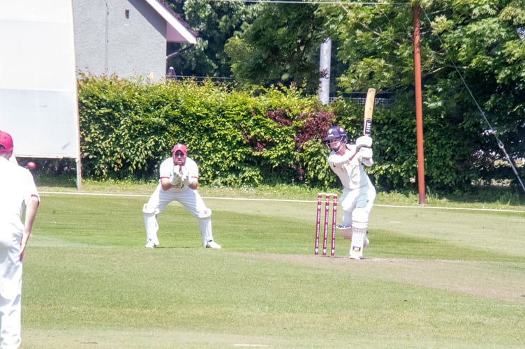 Sam Selton who, the week before had become the youngest Ruardean player ever to score a century when he hit 111.