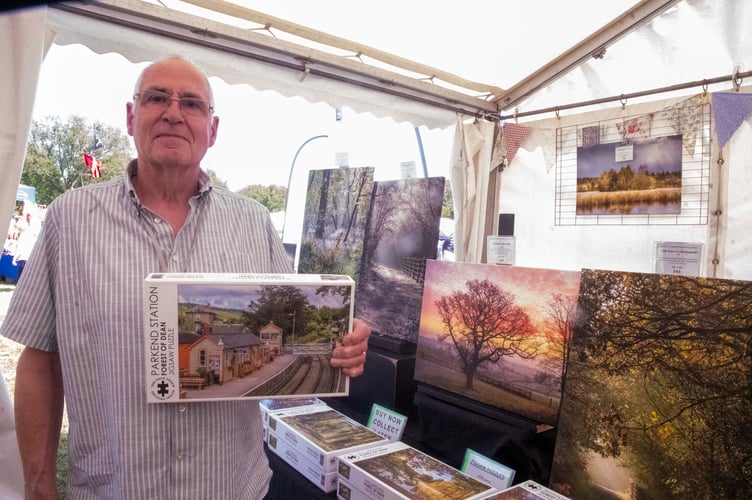 Lydney-based photographer David Tinsley has made several of his pictures into jigsaws, including this one of Parkend Station.