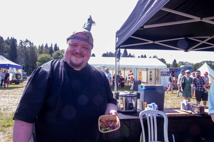 Joe Parke of the Harts Barn Cookery School at Longhope.