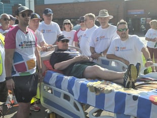 Freemasons' 15-mile bed push raises £2,100