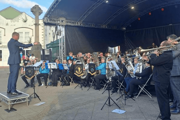 One of the bands performs at last year's Coleford Festival of Brass, which returns to the town on Saturday, June 13.