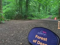 Visitor's 200th run at Forest of Dean parkrun
