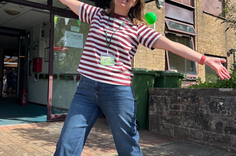 Forest Gate Church's social events organiser Nicola Hacker outside Townsend House.