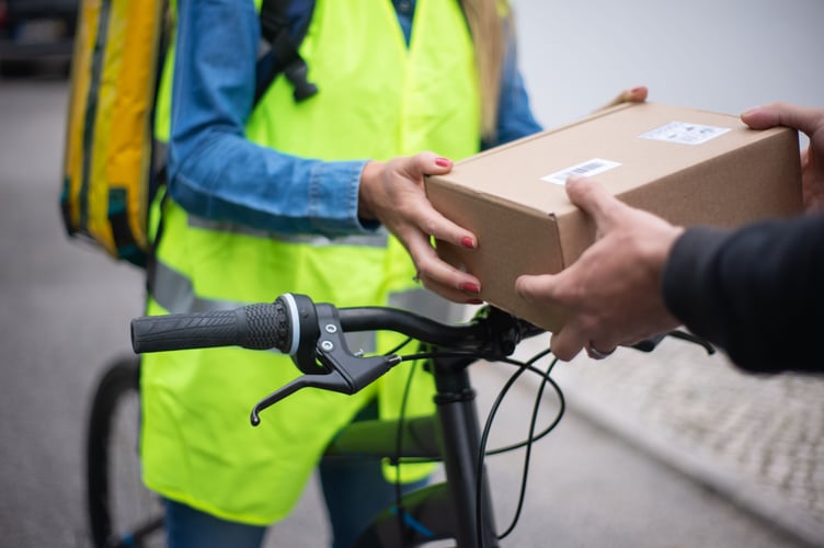 Handing over box