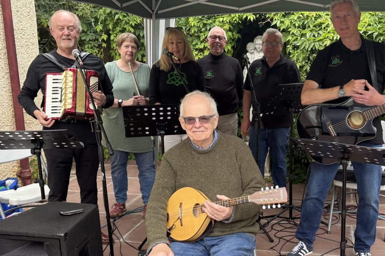 Celtic Collectors entertain at St Mary’s RC Church ‘strawberries and cream’ garden party