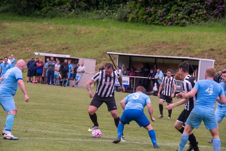 Lydbrook on the attack.
