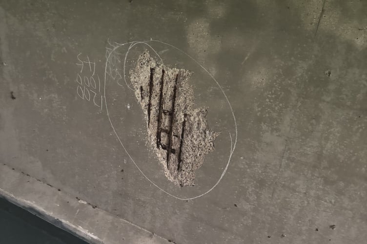 Engineers identified significant deterioration beneath Over Bridge, including areas of concrete spalling and exposed reinforcement, prompting the major refurbishment programme now under way.