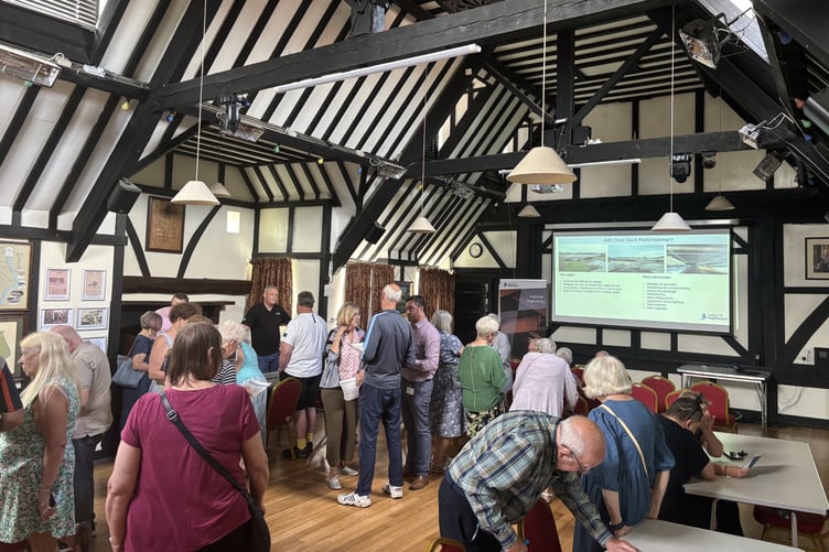 Forest residents attended a public meeting in Minsterworth where National Highways representatives outlined plans for the A40 Over Bridge refurbishment and answered questions about the impact of the works.