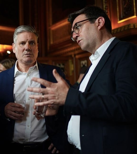 Andy Burnham is expected to replace Sir Keir Starmer as Prime Minister