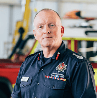 Chief Fire Officer Mark Preece will step down from Gloucestershire Fire and Rescue Service on October 1 after more than 30 years in the fire service.