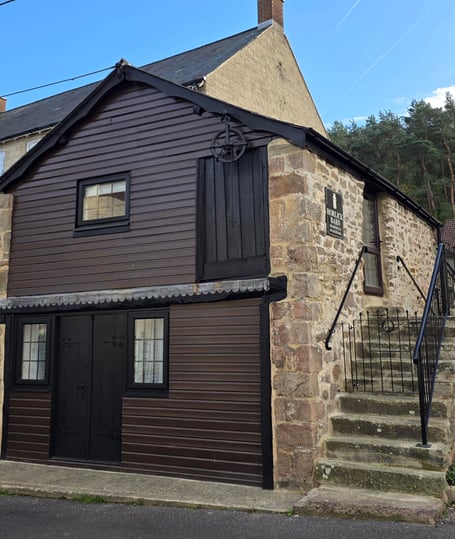 The exterior of Horlicks Barn