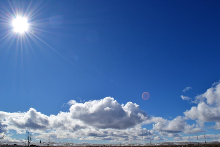 Sunny skies