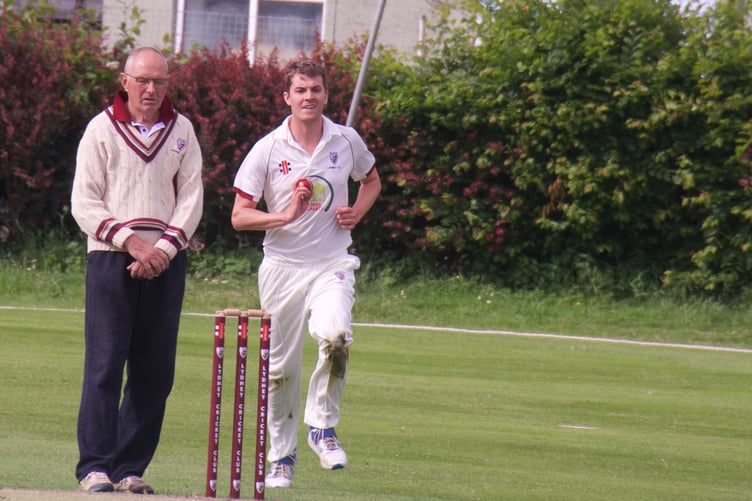 Callum Miller took three wickets for Lydney at Tetbury. Library picture.