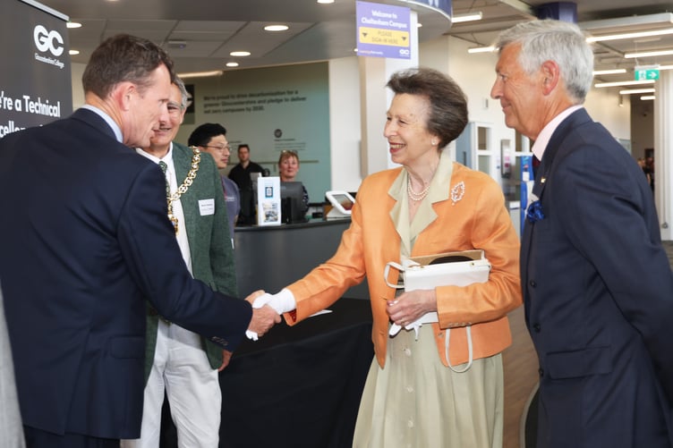 Gloucestershire College hosted the 2026 edition of the The Honourable Company of Gloucestershire Anne Cadbury Apprentice Awards, 19 apprentices from Gloucestershire College, Hartpury and Gloucester Cathedral will receive award grants to support their apprenticeship studies, HRH The Princess Royal handed out the awards while visiting the Cheltenham campus of Gloucestershire College - 6 July 2026 Picture by Antony Thompson/Thousand Word Media Ltd
© Thousand Word Media Ltd 2026. No unauthorised sales or syndication. Contact for more information:
mob: (+44) 07775556610
email: antony@thousandwordmedia.com
web: www.thousandwordmedia.com
The photographic copyright (© 2026) is exclusively retained by the works creator at all times and sales, syndication or offering the work for future publication to a third party without the photographer's knowledge or agreement is in breach of the Copyright Designs and Patents Act 1988, (Part 1, Section 4, 2b). Please contact the photographer should you have any questions with regard to the use of the attached work and any rights involved.