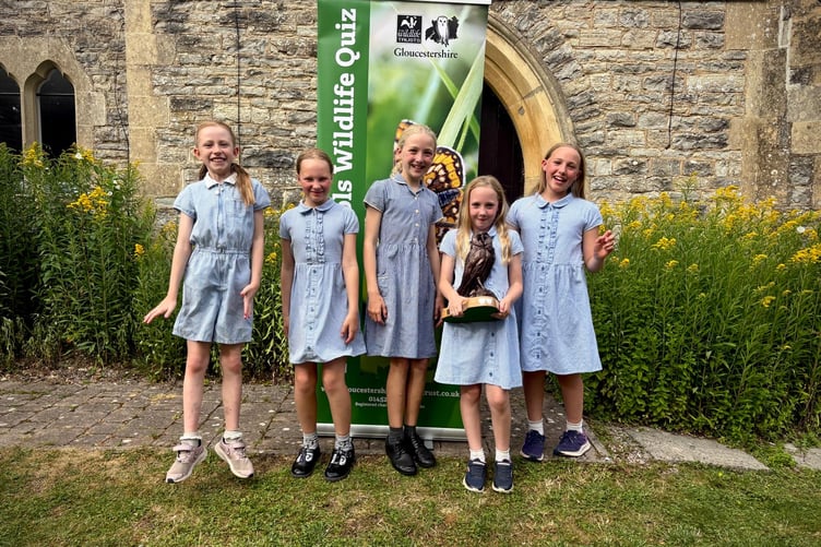 Newnham COE winners owl trophy