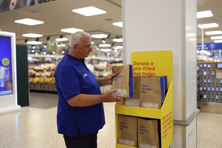 Tesco donation bags