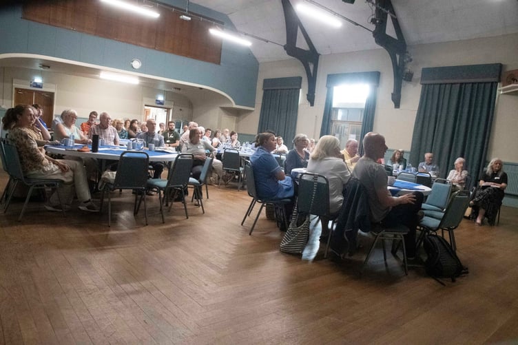 An update on the new health centres was given at a meeting at Lydney Town Hall. An update on the new health centres was given at a meeting at Lydney Town Hall.