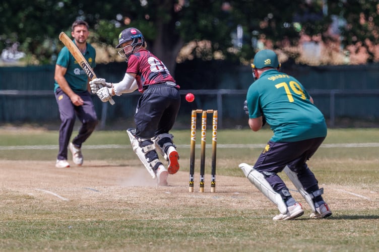 Goodrich go close. Picture: Alan Castle.