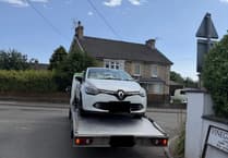 Police recover dangerously parked vehicle in Undy