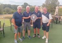 Forest Hills Away Day Trophy win for Jim, Roger and Joe
