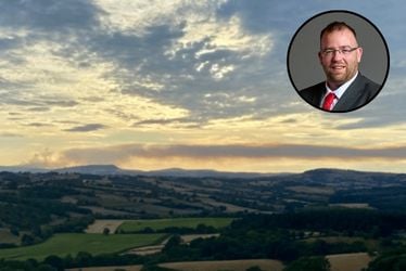 Smoke could be seen across the area last night, with residents reassured there are currently no forest fires in the Forest of Dean.